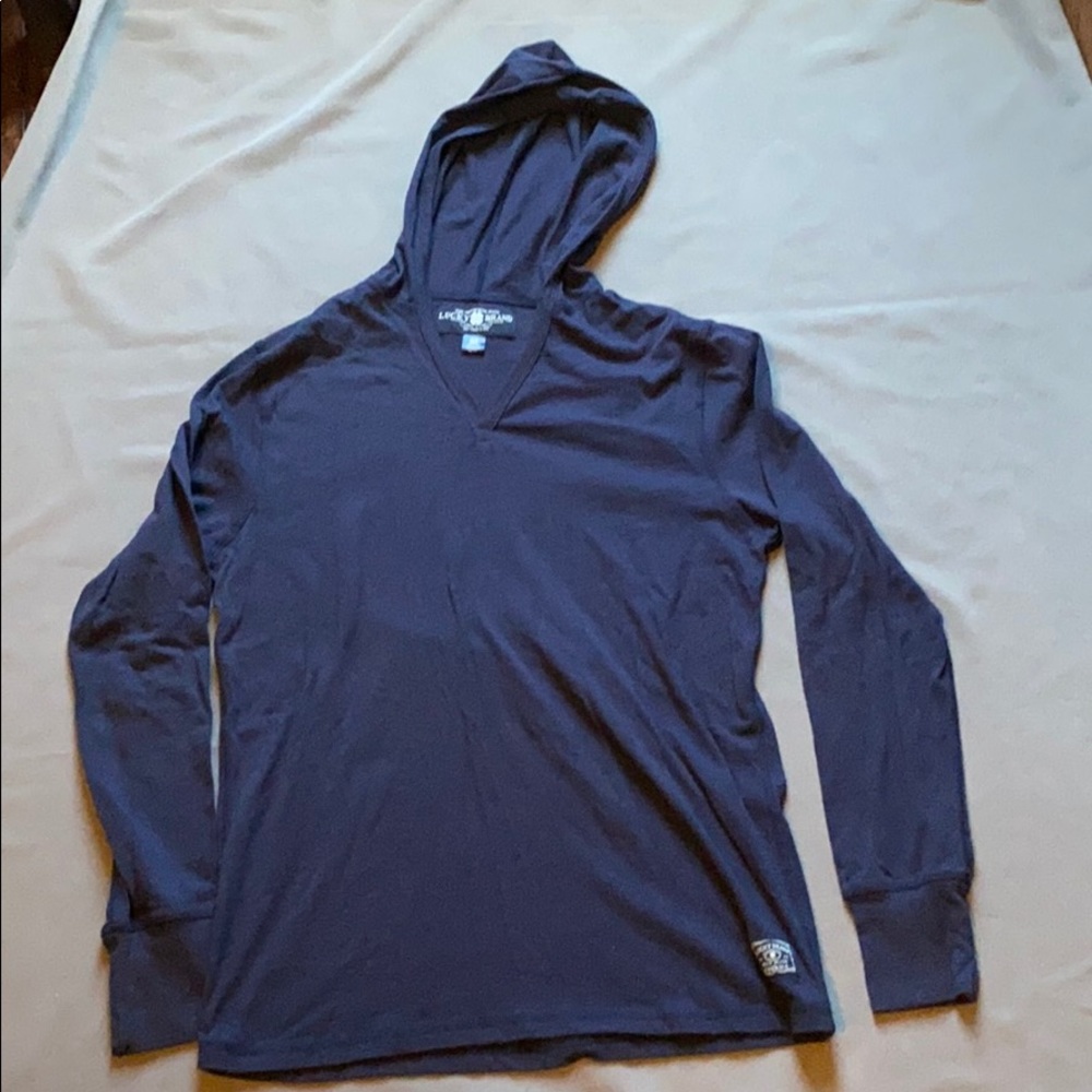 Lucky brand long sleeve with hood